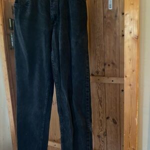 Men Black Denim Jeans size 12X34